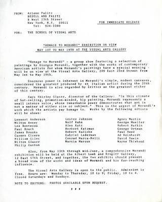 Press Releases depicts: typed press release