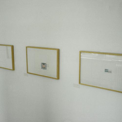 Photographic Materials depicts: artworks installed in a gallery
