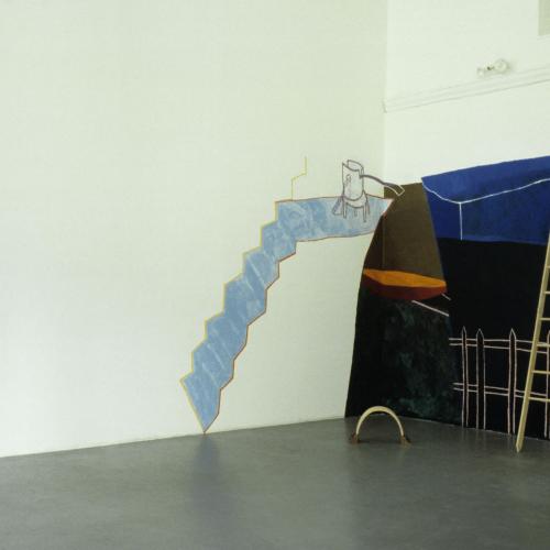 Photographic Materials depicts: artworks installed in a gallery