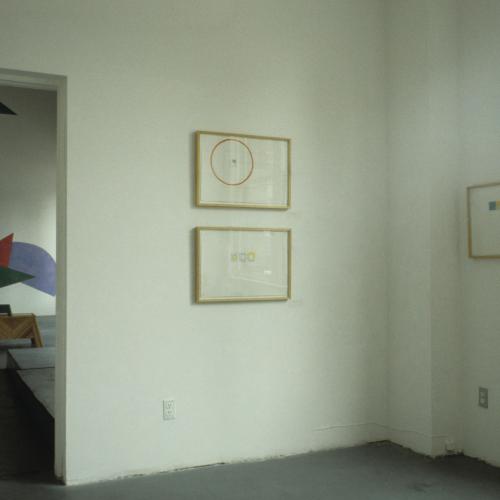 Photographic Materials depicts: artworks installed in a gallery