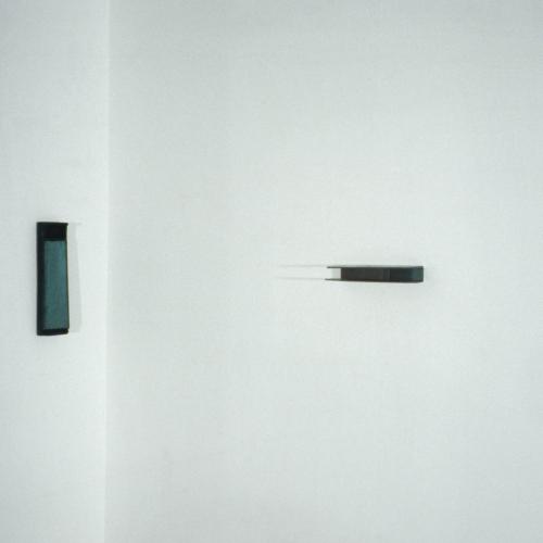 Photographic Materials depicts: artworks installed in a gallery