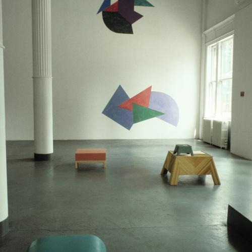 Photographic Materials depicts: artworks installed in a gallery