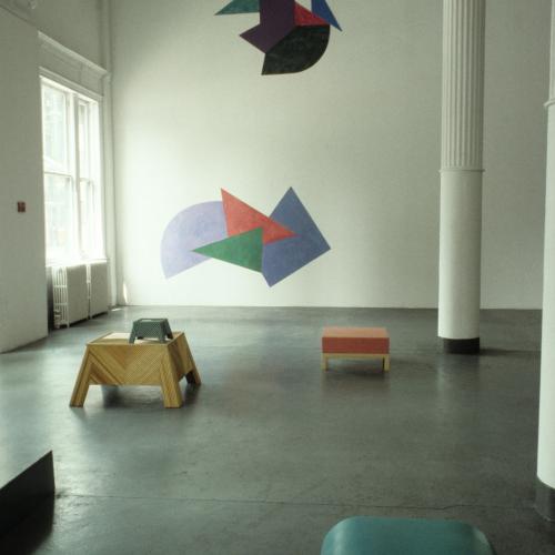 Photographic Materials depicts: artworks installed in a gallery