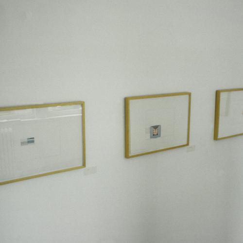 Photographic Materials depicts: artworks installed in a gallery