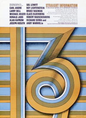 Posters depicts: The number 13 in vertical yellow and blue stripes, which also run vertically