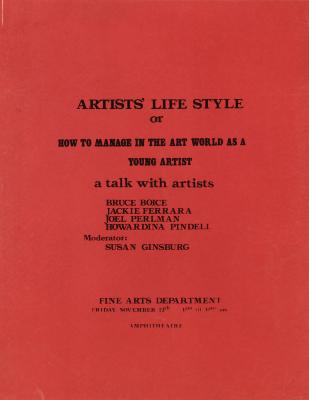 Posters depicts: text about event on a gradient of red to orange to yellow paint