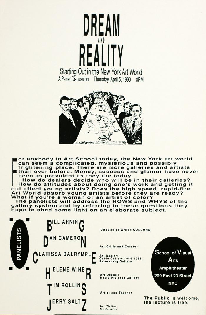 Posters depicts: People sitting a long dinner table