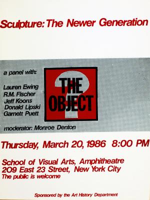Posters, Prints depicts: Question mark with "The Object" printed over it