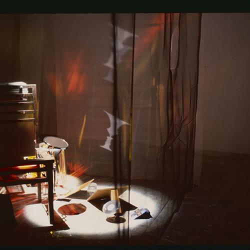 Photographic Materials depicts: artworks displayed in gallery
