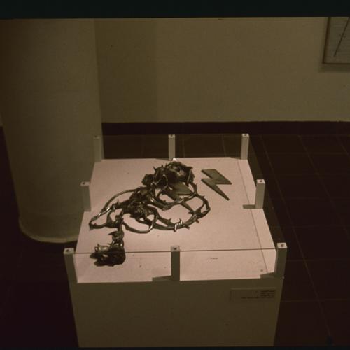 Photographic Materials depicts: Diversity Plus: Emerging Artists in a Rapid World installation slides