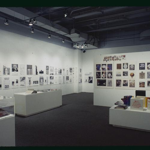 Photographic Materials depicts: artworks installed in gallery