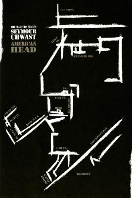 Announcements and invitations depicts: Front of announcement for Seymour Chwast Masters Series Exhibition with a rectilinear portrait of Chwast in profile