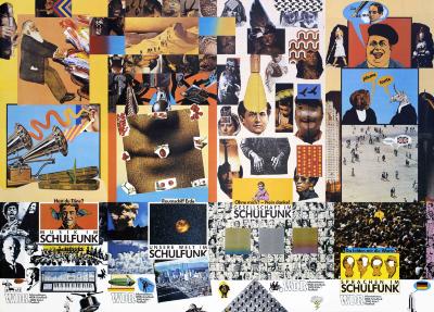 Posters depicts: Collage of a variety of images 