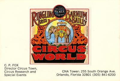 Logos and identities, Letterheads/Stationery depicts: Drawn circus elephant dressed with ornamentation in front of a blue sky, many people ride in a tent on top. 