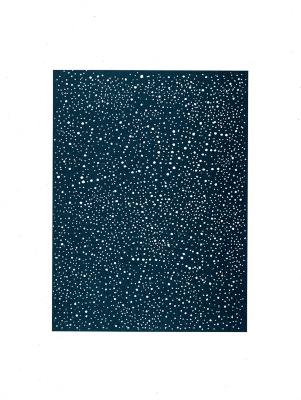 Cards depicts: Sky of stars with constellations that spell out "Love TP"