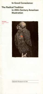 Exhibition Catalogues depicts: Painting of a bird with it's skull showing 