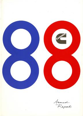 Annual Reports and Corporate Communications depicts: "8" in blue and "8" in red 