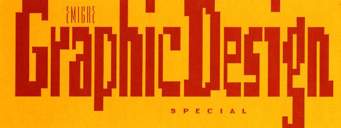 "Graphic Design" written in a red pixelated font on a yellow background 