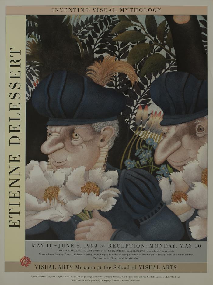 Posters depicts: Poster for Inventing Visual Mythology exhibition