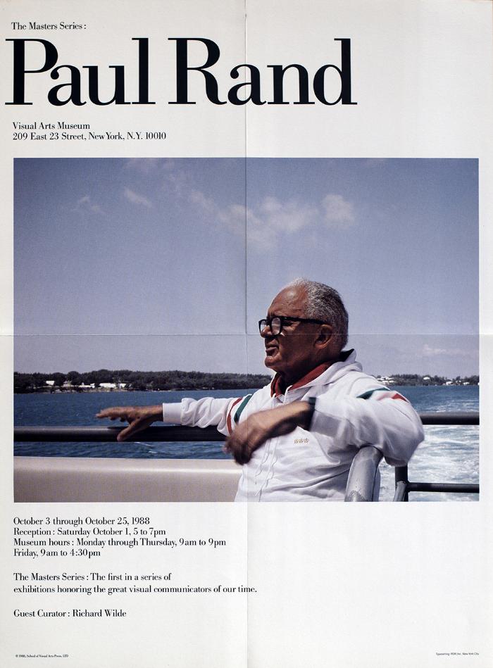 Posters depicts: Paul Rand on a boat