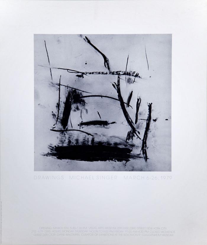 Posters depicts: Abstract black and white drawing
