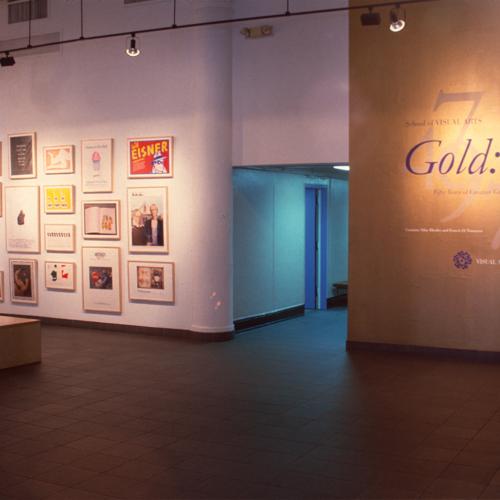 Photographic Materials depicts: artworks displayed in gallery