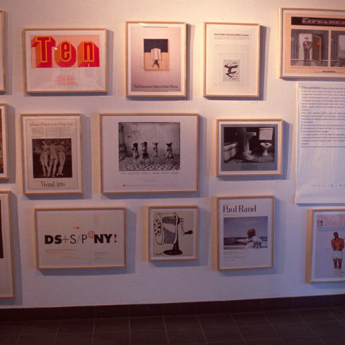 Photographic Materials depicts: artworks displayed in gallery