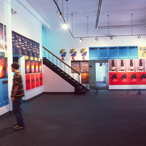 Photographic Materials depicts: artworks installed in gallery