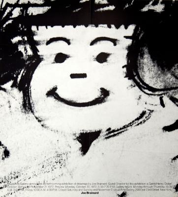 Posters depicts: Black and white drawing of comic character Nancy