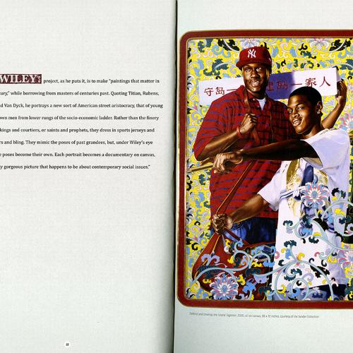 Exhibition Catalogues depicts: Interior of exhibition catalog
