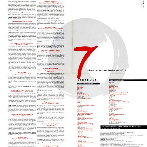Posters depicts: A red number "7" sits in a gray circle in the middle of a page surrounded by text