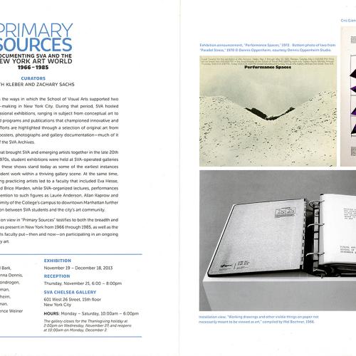 Booklet/Brochure depicts: interior of brochure