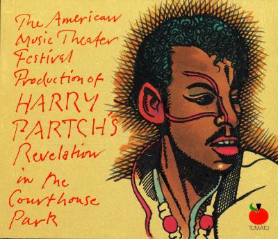 Album Covers depicts: Harry Partch in profile with the title of the album in red handlettering