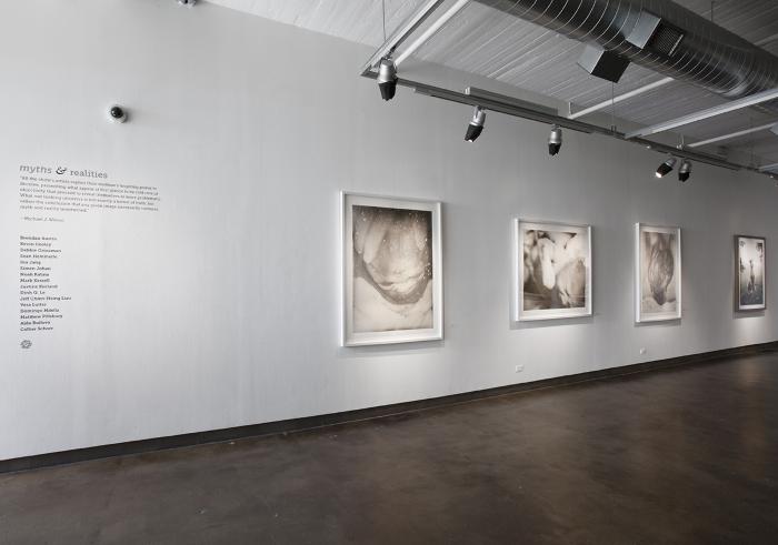 Digital Files, Photographic Materials depicts: artworks installed in gallery