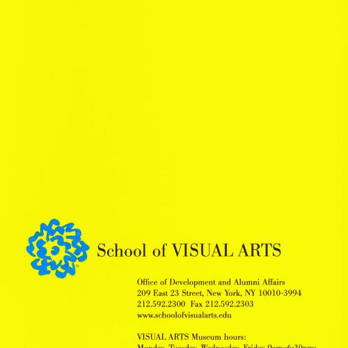 Announcements and invitations depicts: Exhibition announcement