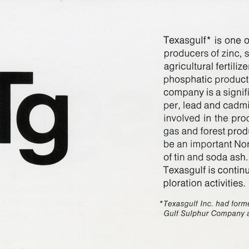 Announcements and invitations depicts: "Tg" printed largely, to the right of it is a block of text 