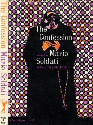 Book Covers depicts: Bald monk in long black robe and a rosary chain in front of purple, orange and white circles. 