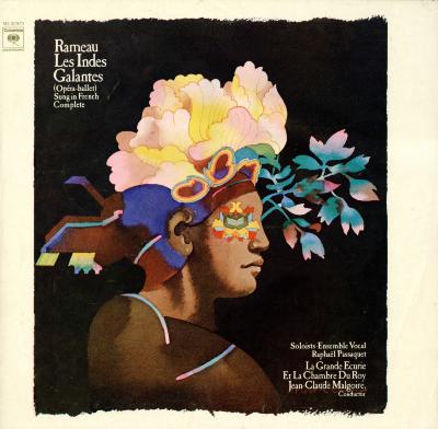 Album Covers depicts: Head in profile with flowery headdress and flowers growing out of its head