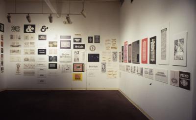Photographic Materials depicts: artworks installed in gallery