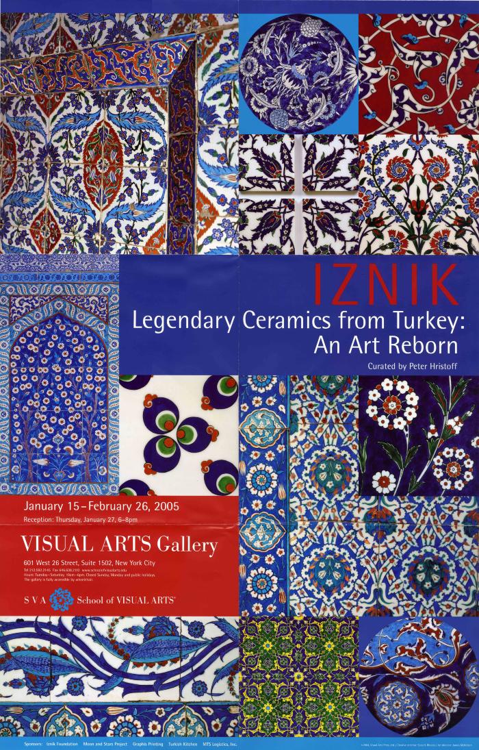 Posters depicts: poster for Iznik exhibition