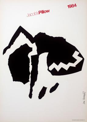 Posters depicts: Abstract dancer in black decoupage