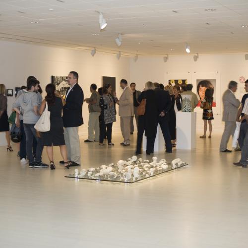 Digital Files, Photographic Materials depicts: crowd of people at exhibition reception