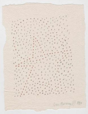 Original Art depicts: dot drawing of star hidden among a mass of dots