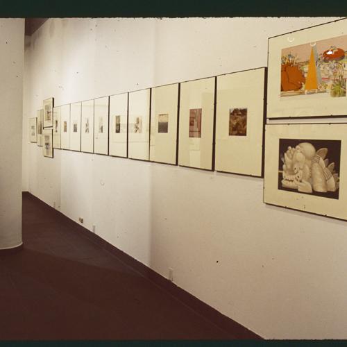 Photographic Materials depicts: installation of artworks in gallery