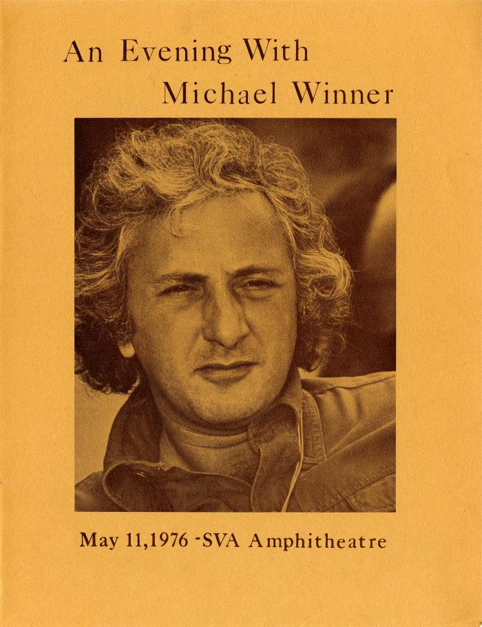 Programs depicts: Cover with portrait of Winner and dates of event