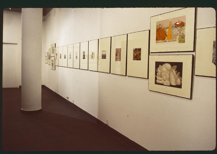 Photographic Materials depicts: installation of artworks in gallery