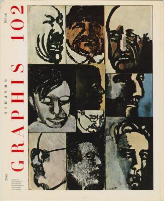 Clippings/Tearsheets, Serial Publications depicts: ten male portraits in black ink