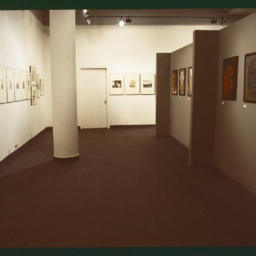 Photographic Materials depicts: installation of artworks in gallery