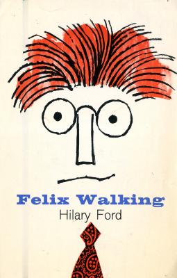 Book Covers depicts: Abstract cartoon face (nose, mouth, eyes, hair only) of man with red hair, glasses, and a red paisley tie