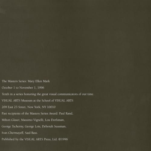 Portfolios depicts: Catalog interior with exhibition details